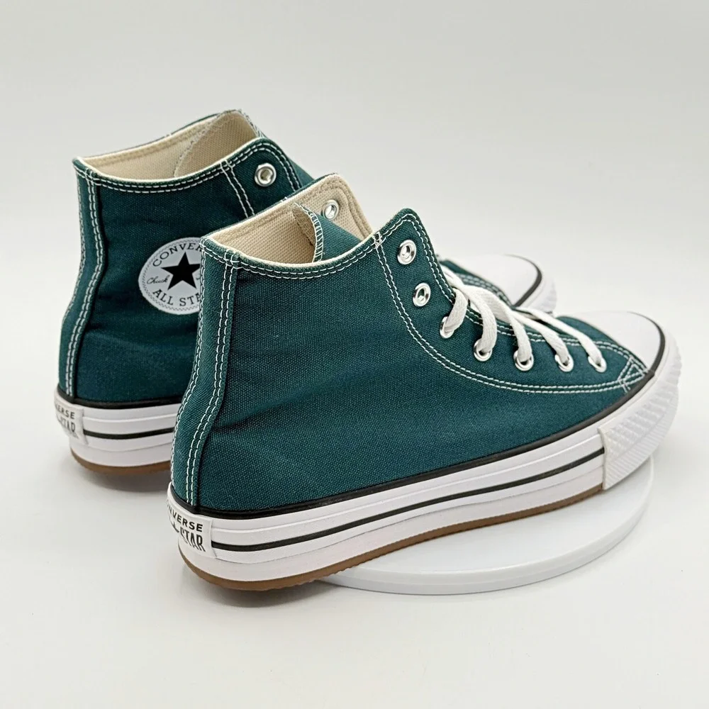 Converse Chuck Taylor All Star EVA LIFT High Size 6 Kid‎ Jade Green A14409F, NEW